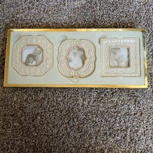 LENOX  Classic NEW Beaded Frames 3 Piece Set